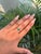 14k Yellow Gold Oval-Cut Natural Emerald & Diamond Promise Ring Size 4 For Sale In New York - Image 6 of 17