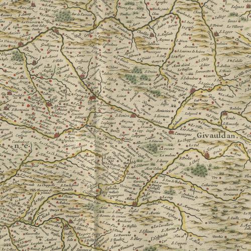 Antique Blaeu Map of Languedoc, Orange and the Comtat Venaissin, 1642 For Sale - Image 6 of 12