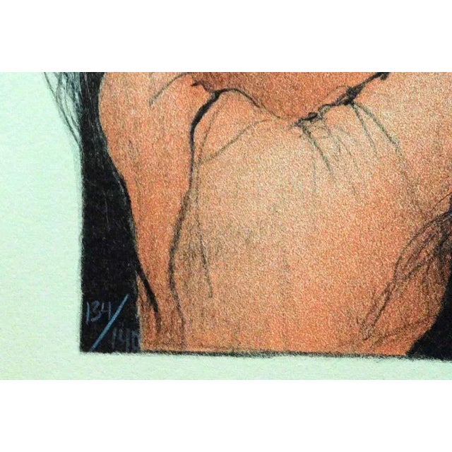 "Woman Study" by Frank Howell Original Limited Edition Lithograph on paper Hand signed &Titled by the artist Art Size: 13"...