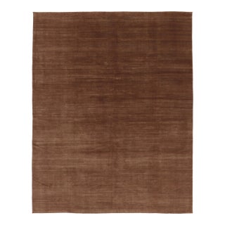 Rug & Kilim’s Modern Textural Rug, Rich Tone-on-Tone Beige-Brown and Terracotta For Sale