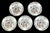Chinoiserie 5 Gl Ashworth Mason's Ironstone Chinoiserie Dinner Plates. 10 3/8" 1900. For Sale - Image 3 of 5