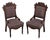 Pair of Antique Victorian Carved Side Chairs For Sale