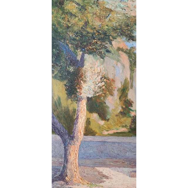 Charles Andréani, Personnages Orientaux devant la statue Diane, Oil on Canvas, Framed For Sale - Image 4 of 13