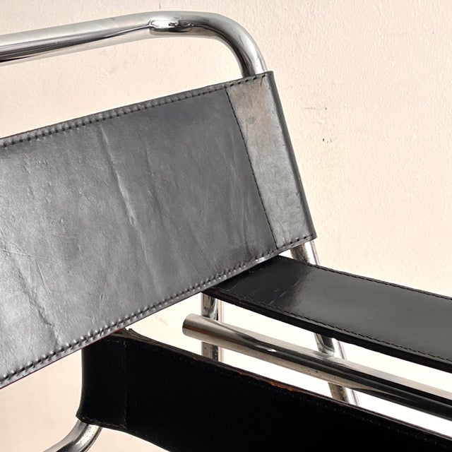 Wassily Armchairs by Marcel Breuer for Gavina, 1970s, Set of 2 For Sale - Image 11 of 18