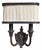 Pair of Patinated Bronze Shield Back Light Sconces by 20th Century Lighting.