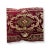 Antique Italian Pillow hand embroidered with gold metallic threads on silk velvet beginning of 19 century.