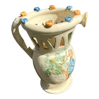 Italian Grottaglie Pitcher For Sale