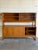 Brown Mid Century Modern Danish Teak Hutch Credenza Display Cabinet 2 Piece 1960s For Sale - Image 8 of 11