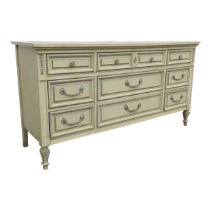 Dixie French Shabby Chic Painted Long Dresser Bathroom Vanity