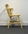 Wood Ethan Allen Heirloom Maple Colonial Early American Comb Back Mate's Chair 14-6040 - 411 Daffodil Finish For Sale - Image 7 of 10