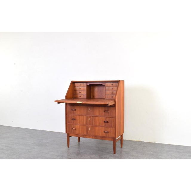 Mid-Century Modern Danish Teak Secretaire, 1960s For Sale - Image 11 of 18