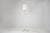 White Italian Brass and White Metal Tripod Floor Lamp in the Style of Stilnovo, 1950s For Sale - Image 8 of 9