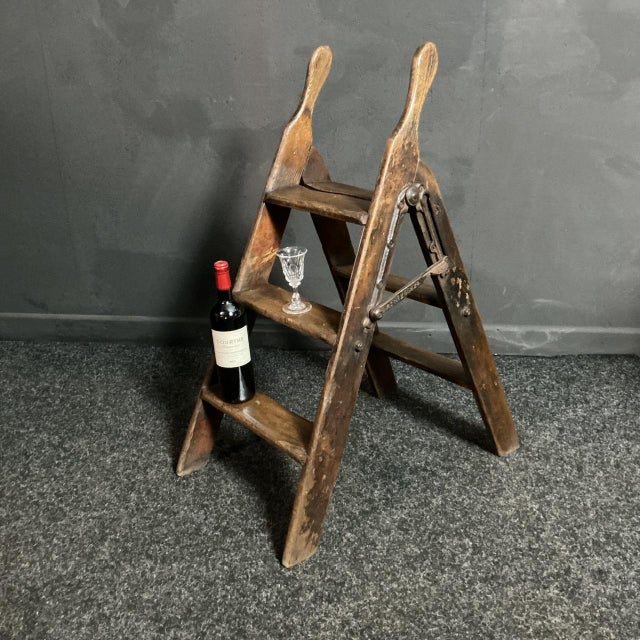 Victorian Shop Ladders, 1890s For Sale - Image 6 of 8