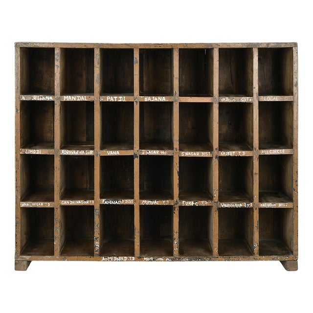 Workshop Furniture in Wood with 28 Compartments For Sale