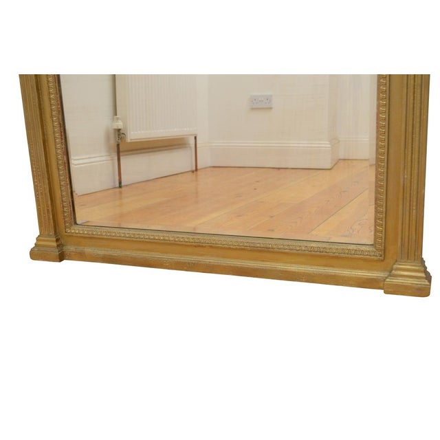 Victorian Gilded Wall Mirror, 1880 For Sale - Image 4 of 15
