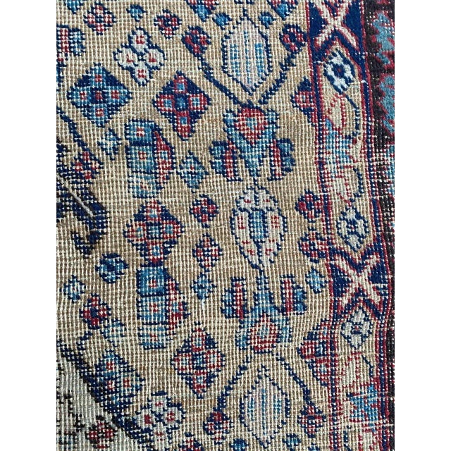 Little Antique Tabriz Rug For Sale - Image 9 of 10