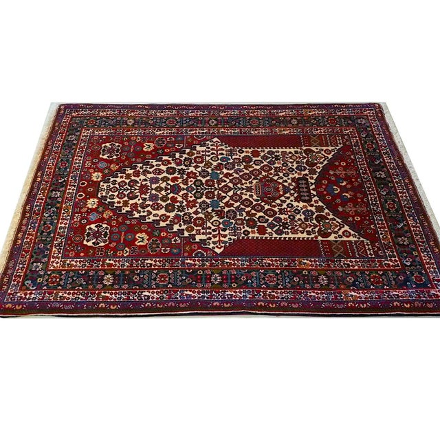 Vintage Kashkouli Rug, 1940s For Sale - Image 6 of 10