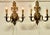 Large Rococo Heavy Brass Twin Wall Lights, 1890s, Set of 2 For Sale - Image 9 of 10