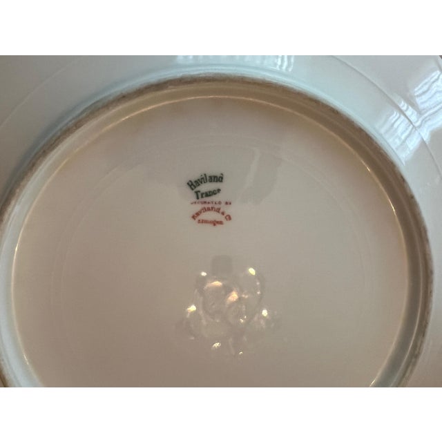 White 1900s Limoges Haviland Ranson Gold Pattern Service for 12 Set - 66 pcs For Sale - Image 8 of 11