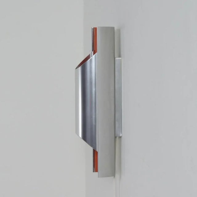 Orange Pandean Wall Lamp by Bent Karlby for Lyfa, 1970s For Sale - Image 8 of 11