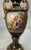 Antique Hand Painted Royal Vienna Porcelain Cobalt Gold Lidded Vase Mini Urn For Sale - Image 12 of 16
