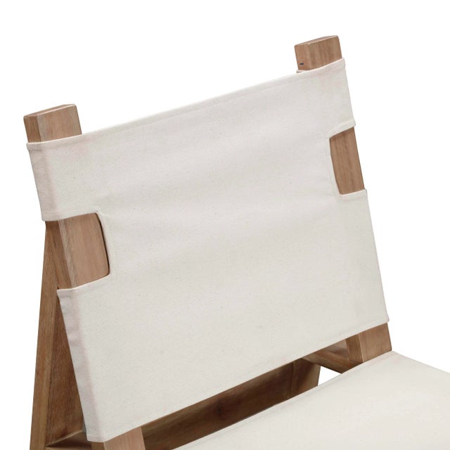 2020s Cassie Cream Outdoor Dining Chair - Set of 2 For Sale - Image 5 of 7