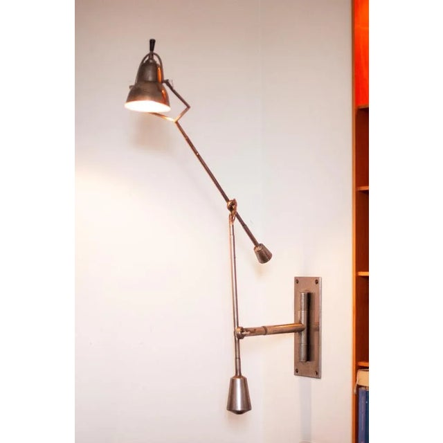 1930s Vintage French Wall Lamp by Edouard Wilfred Buquet, 1930 For Sale - Image 5 of 11