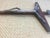 Mid Century Modern Crucifix in Teak and Silver Tone Metal, Italy For Sale - Image 4 of 8