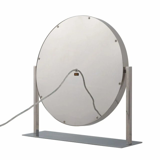 Marilyn Table Top Led Vanity Mirror - Chrome For Sale - Image 6 of 12