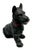 Metal Smaller Size Vintage 1930s Hubley Mfg. Co. Cast Iron Sitting Scottish Terrier - Scottie Dog Doorstop - Nice Condition For Sale - Image 7 of 12