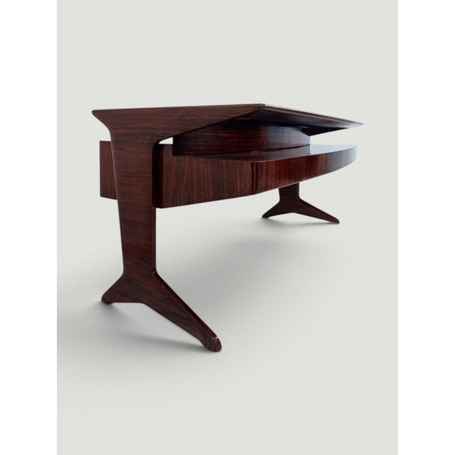 Mid-Century Italian Presidential Executive Desk by Vittorio Dassi, 1956 For Sale - Image 13 of 18