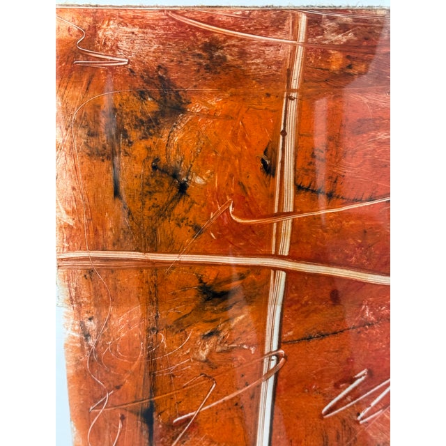 Abstract Mixed Media Artwork + Signed, Circa 2001 For Sale - Image 9 of 12