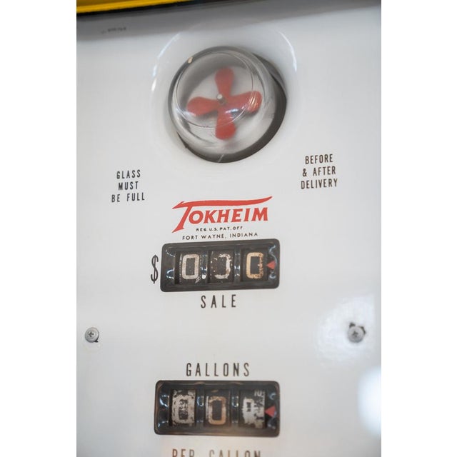 American Shell Petrol Station Pump, 1950s For Sale - Image 16 of 18