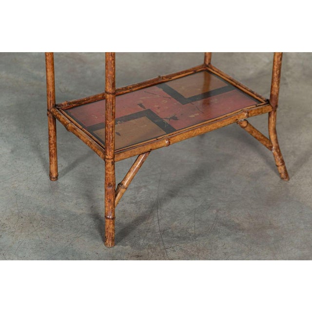 19th Century Bamboo Chinoiserie Etagere, 1870s For Sale - Image 14 of 16
