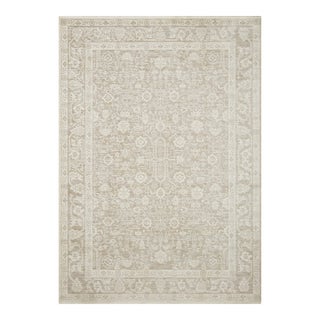 Amber Lewis x Loloi Zuma Sand / Stone 2'-3" x 3'-10" Accent Rug For Sale