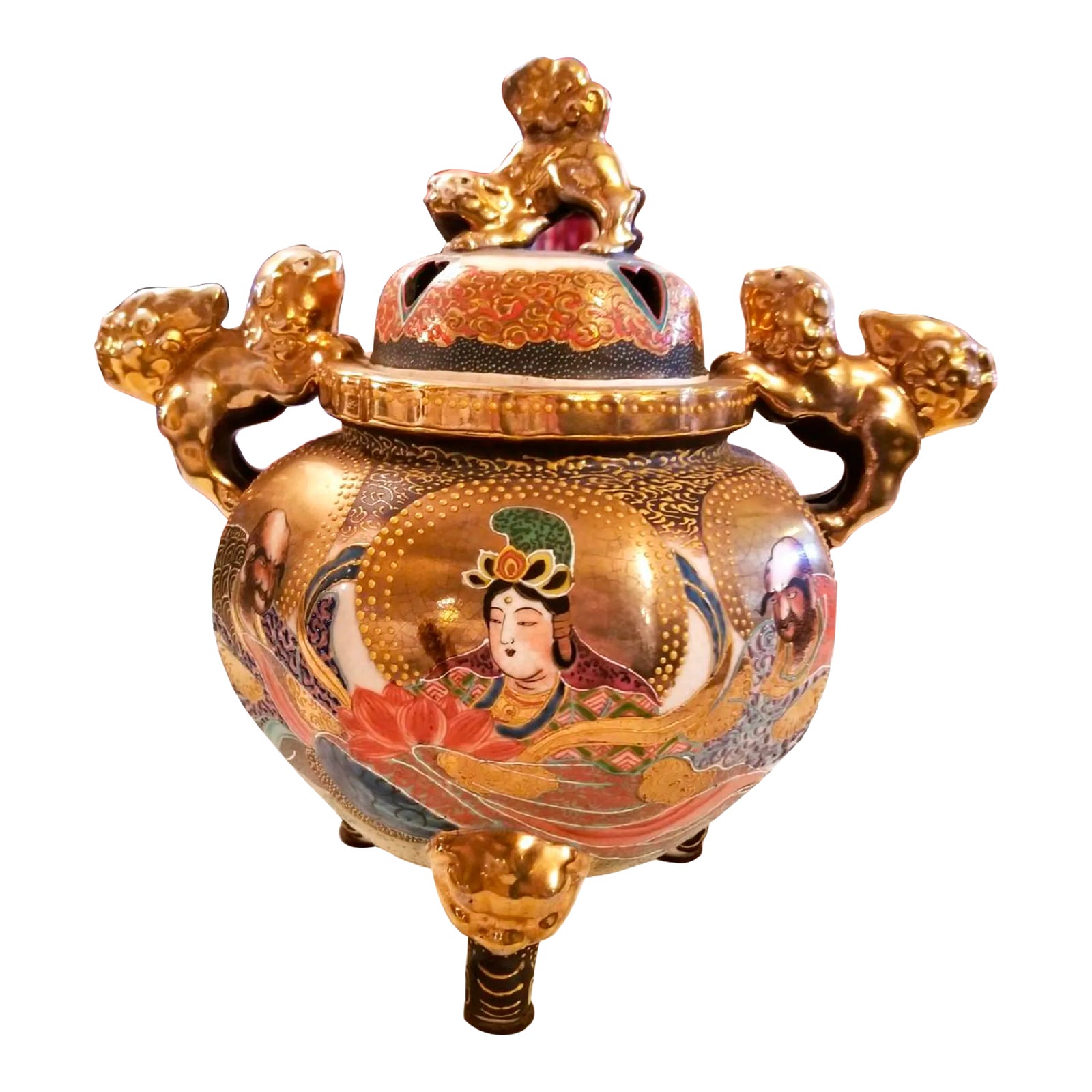 有田焼　香炉　Japanese antique incense burner KTE01179_2-scaled.jpg