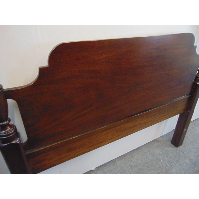 Henkel Harris Mahogany Full Size Poster Headboard Chairish