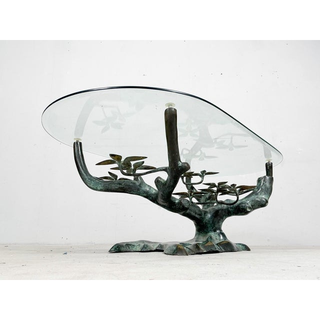 Hollywood Regency Bonsai Coffee Table by Willy Daro, Belgium, 1970s For Sale - Image 4 of 18