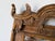 Vintage Italian LaBarge Carved Wood Wall Mirror With Beveled Glass For Sale - Image 4 of 12
