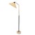 This floor lamp was made in Italy in the 1950s. Made to a classic midcentury design in brass, metal and with a travertine...