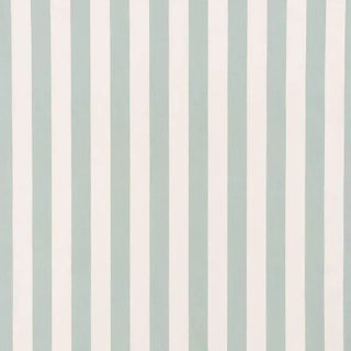 Sample - Schumacher Andy Stripe Fabric in Mineral For Sale