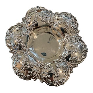 Theodore B. Starr Sterling Silver Ornate Bowl For Sale