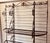 Antique French Bakers Rack Brass and Iron Multiple Shelves For Sale - Image 4 of 11