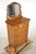 Vintage Traditional style tall dresser in medium stained tiger oak with six dovetailed drawers and a beveled glass mirror....
