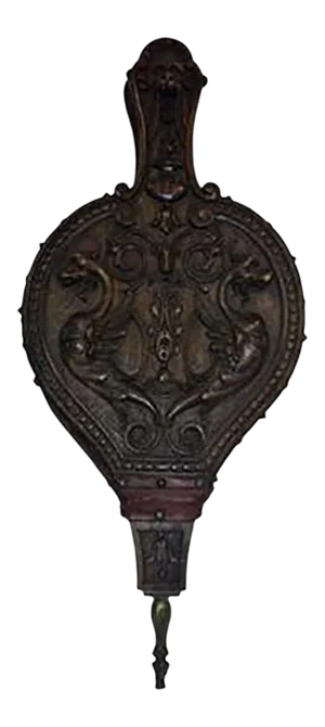 Italian Hand-carved 19th Century Fire Bellows