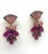 Magenta 1950s Juliana D & E Polished Crystal Dangle Earrings - 2 Pieces For Sale - Image 8 of 8