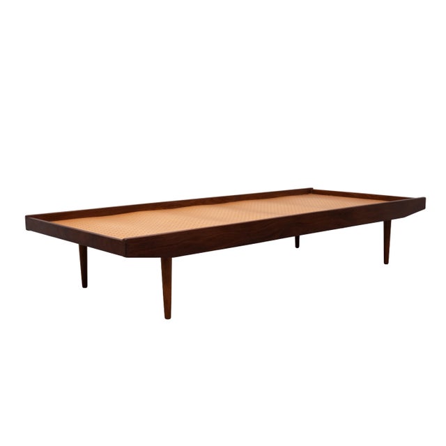 Mid-Century Modern Teak Daybed with Tapered Legs, 1950s For Sale - Image 11 of 11