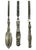Metal Antique Silver Hair and Manicure Vanity Set For Sale - Image 7 of 7