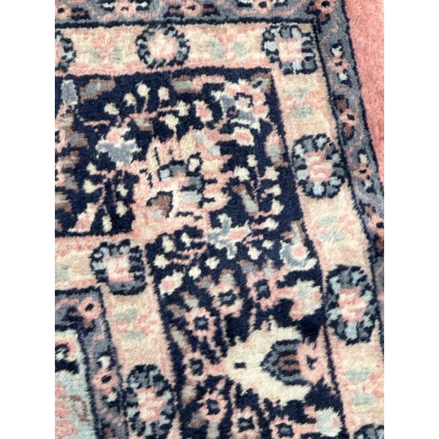 Blue Vintage Pakistani Rug, 1980s For Sale - Image 8 of 18