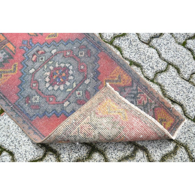 1960s 1960s Vintage Bohemian Area Rug For Sale - Image 5 of 6